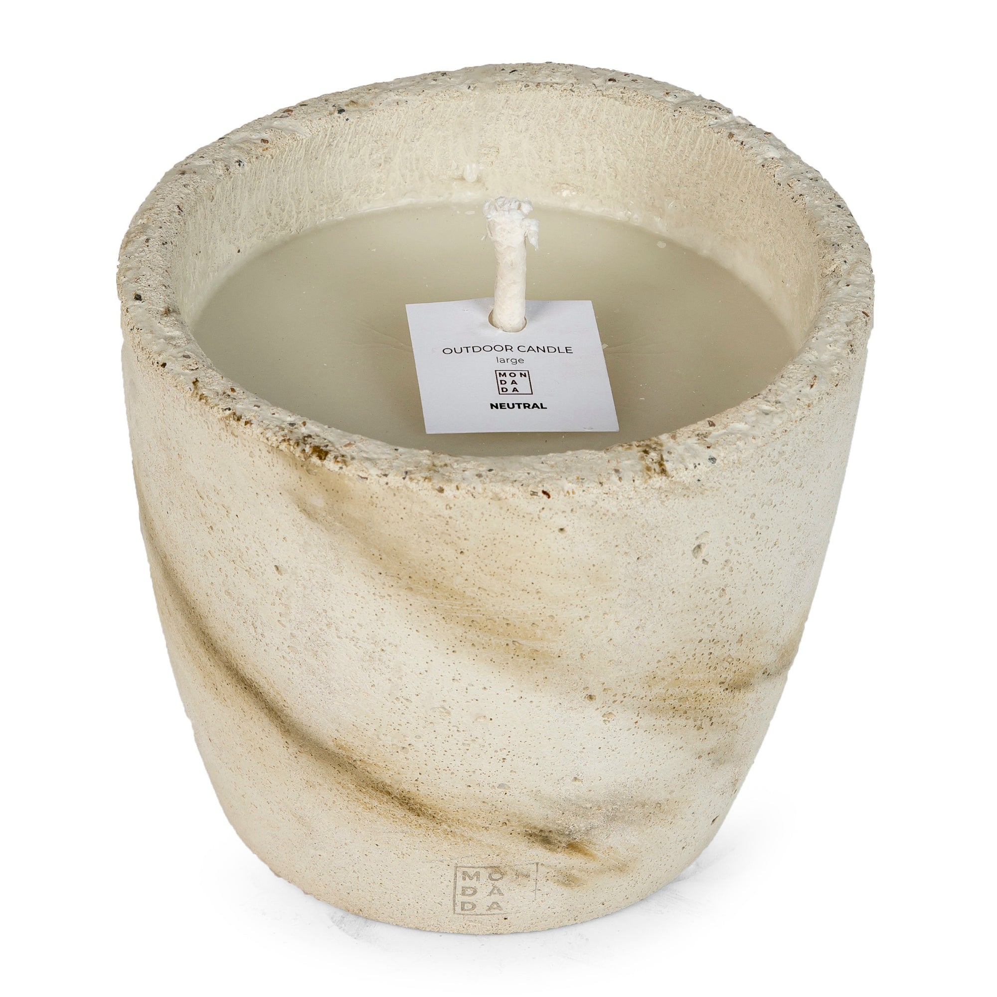 Mon Da Da Urban Candle Large Ecru