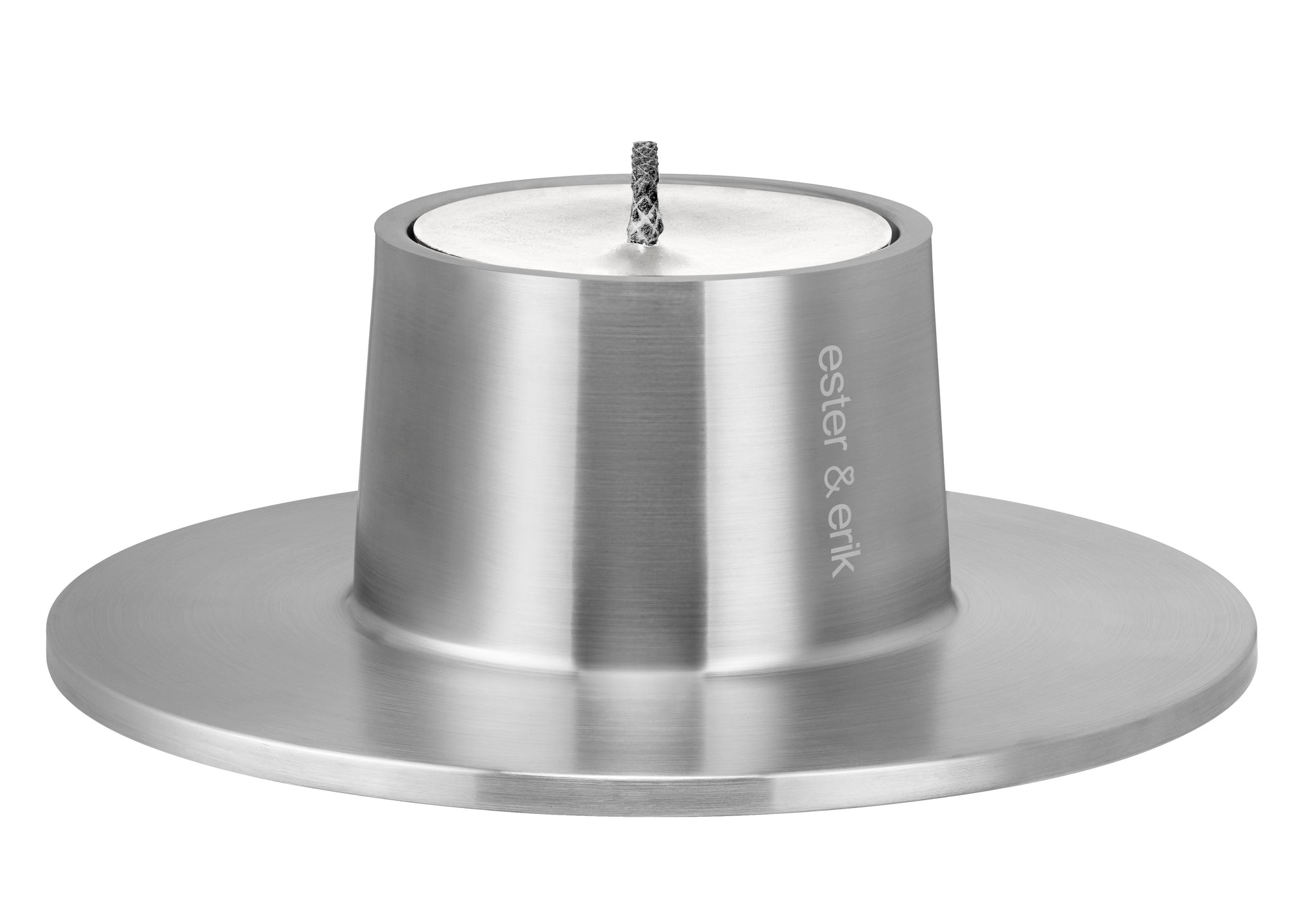 Ester & Erik Outdoor Candle Large Silver