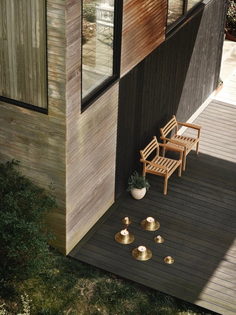 Ester & Erik Outdoor Candle Small Gold
