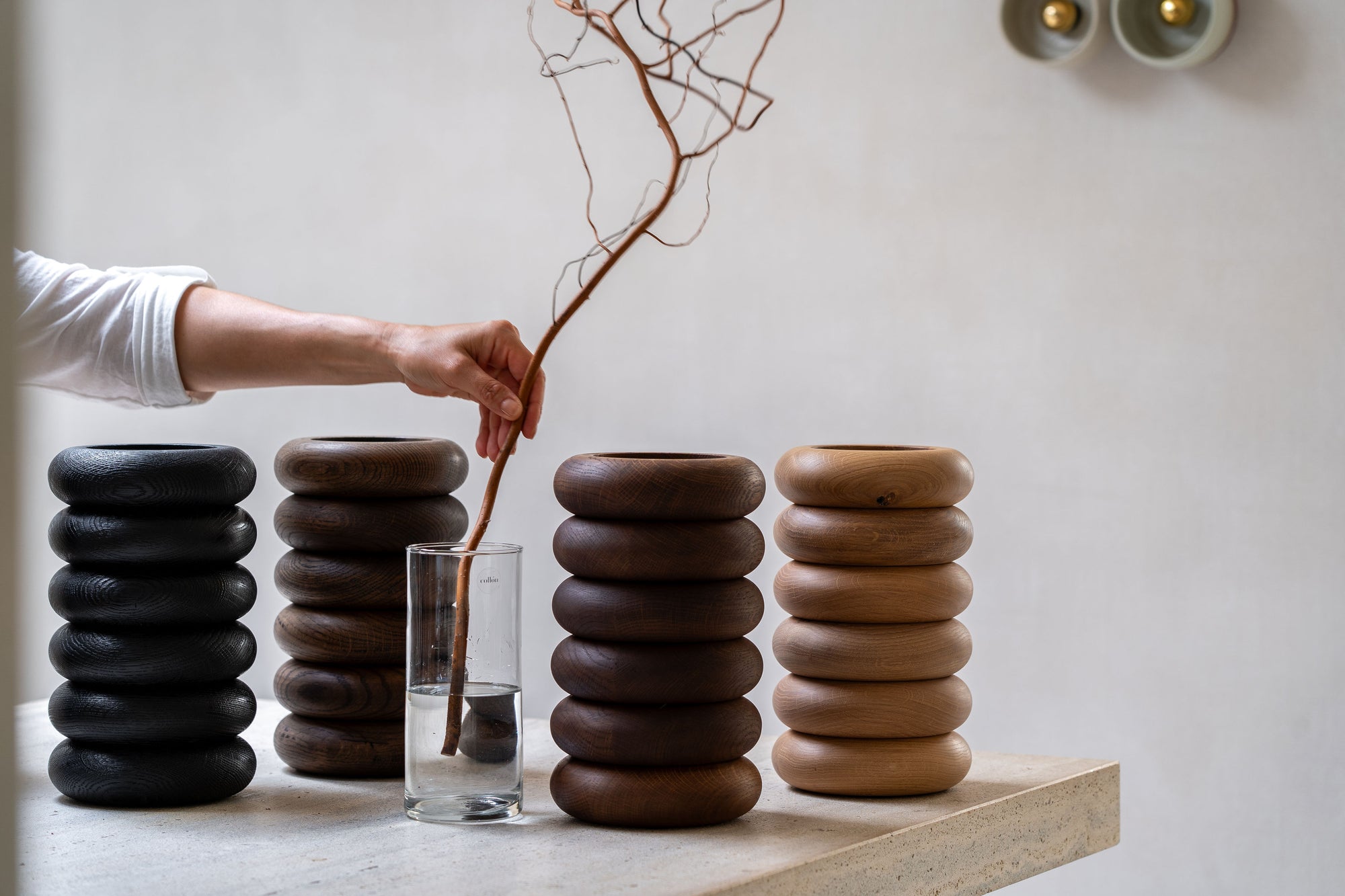 Atelier Collón Pilar Vase Oak Naturel