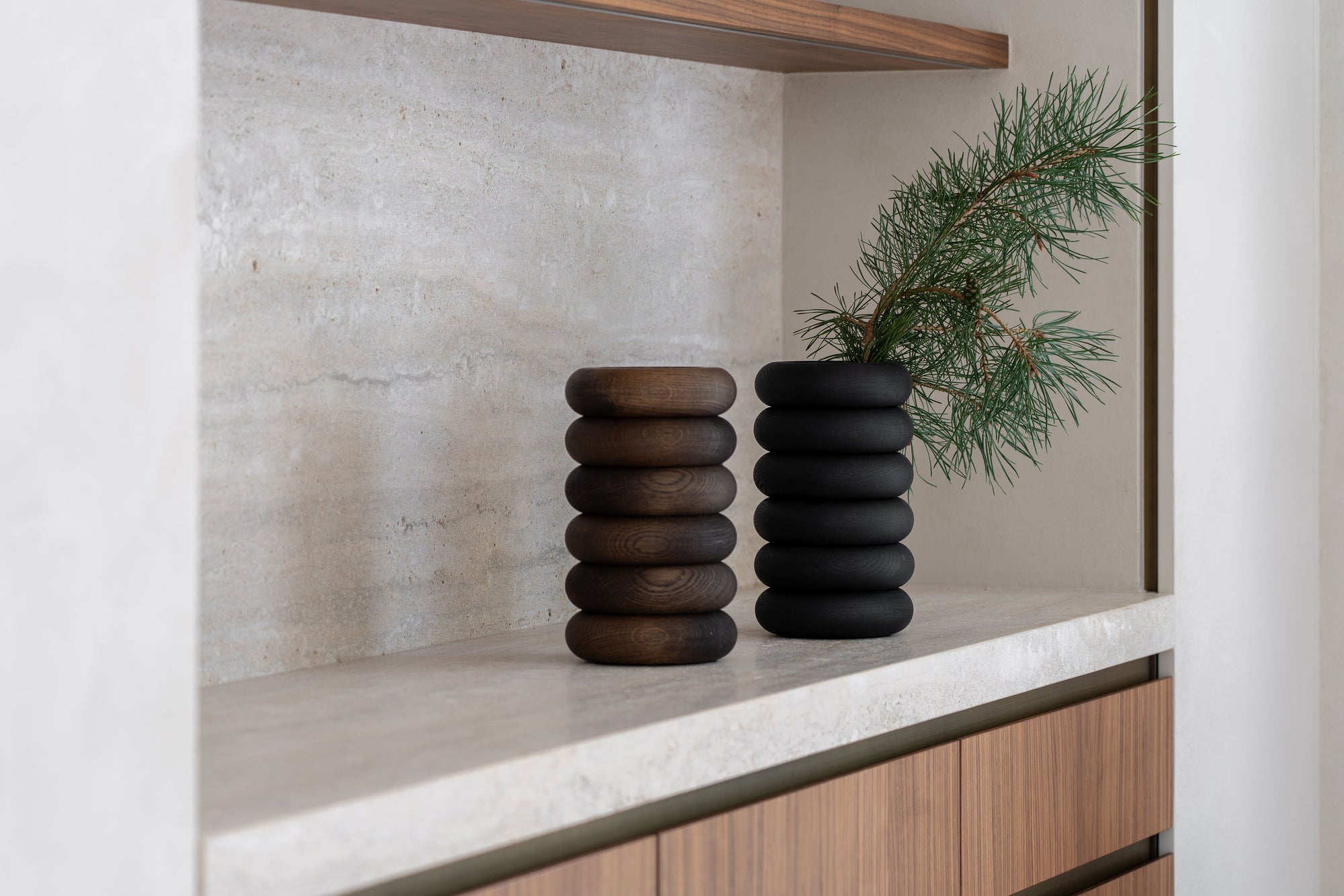 Atelier Collón Pilar Vase Oak Chestnut