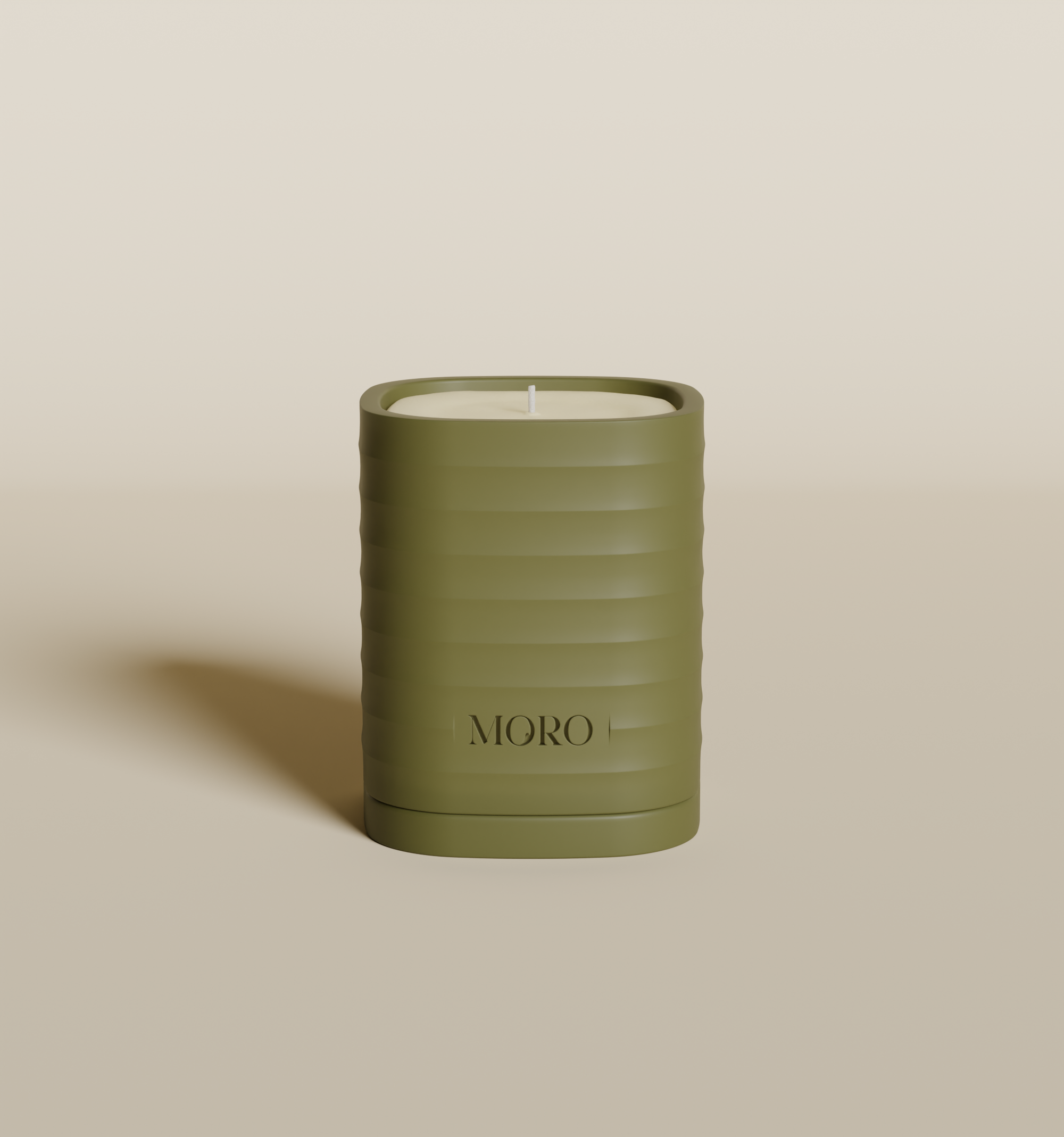 MORO Indoor Candle Agarwood Green