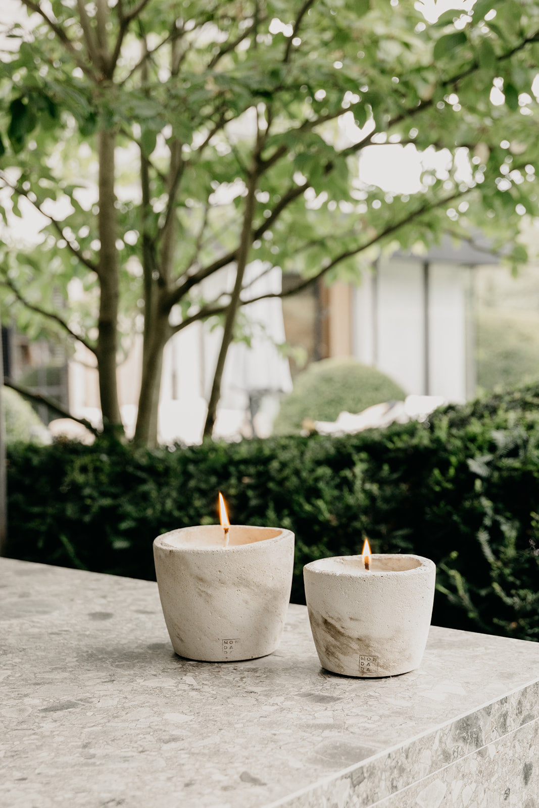Mon Da Da Urban Candle Large Ecru