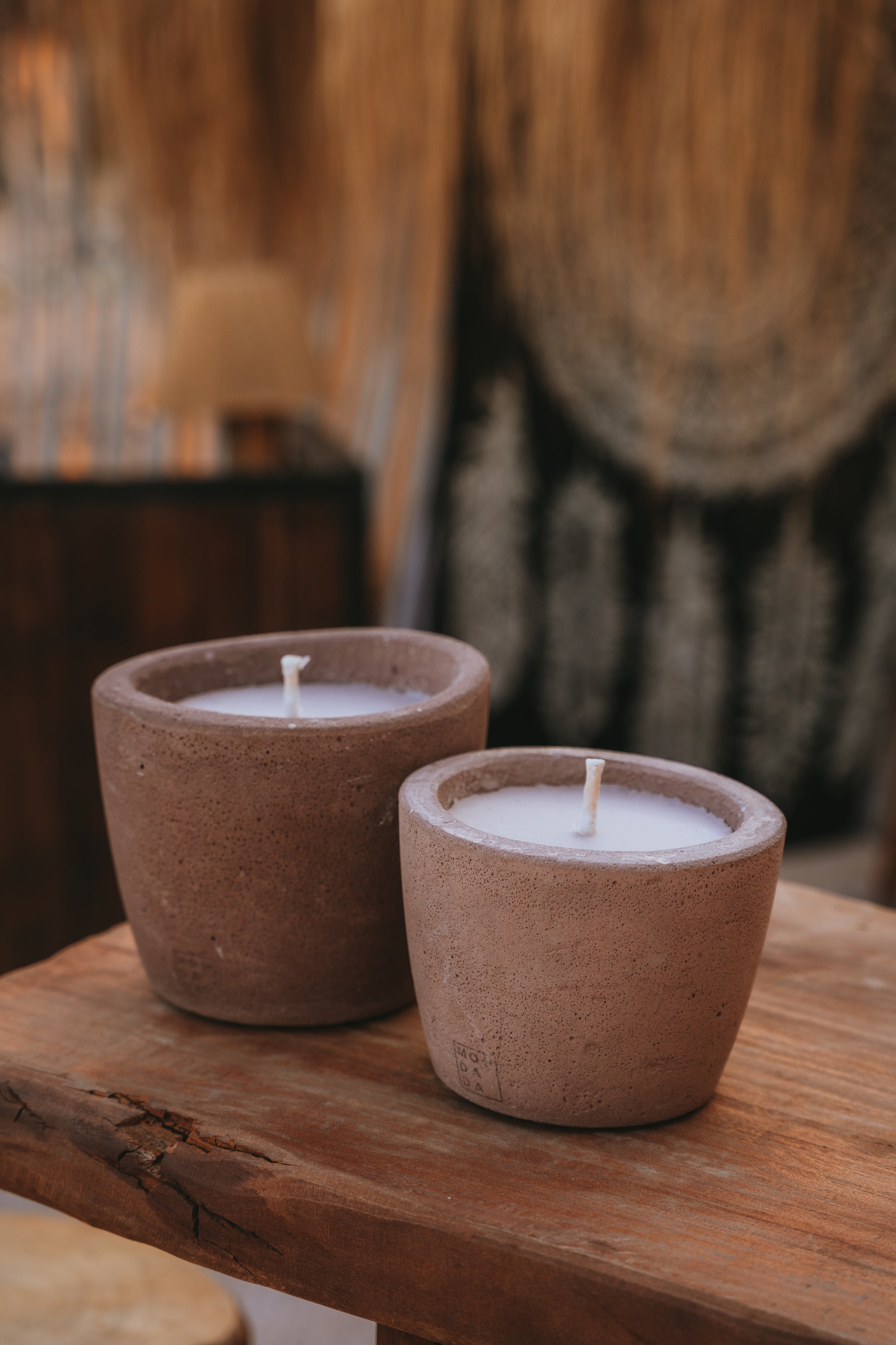 Mon Da Da Urban Candle Large Sienna