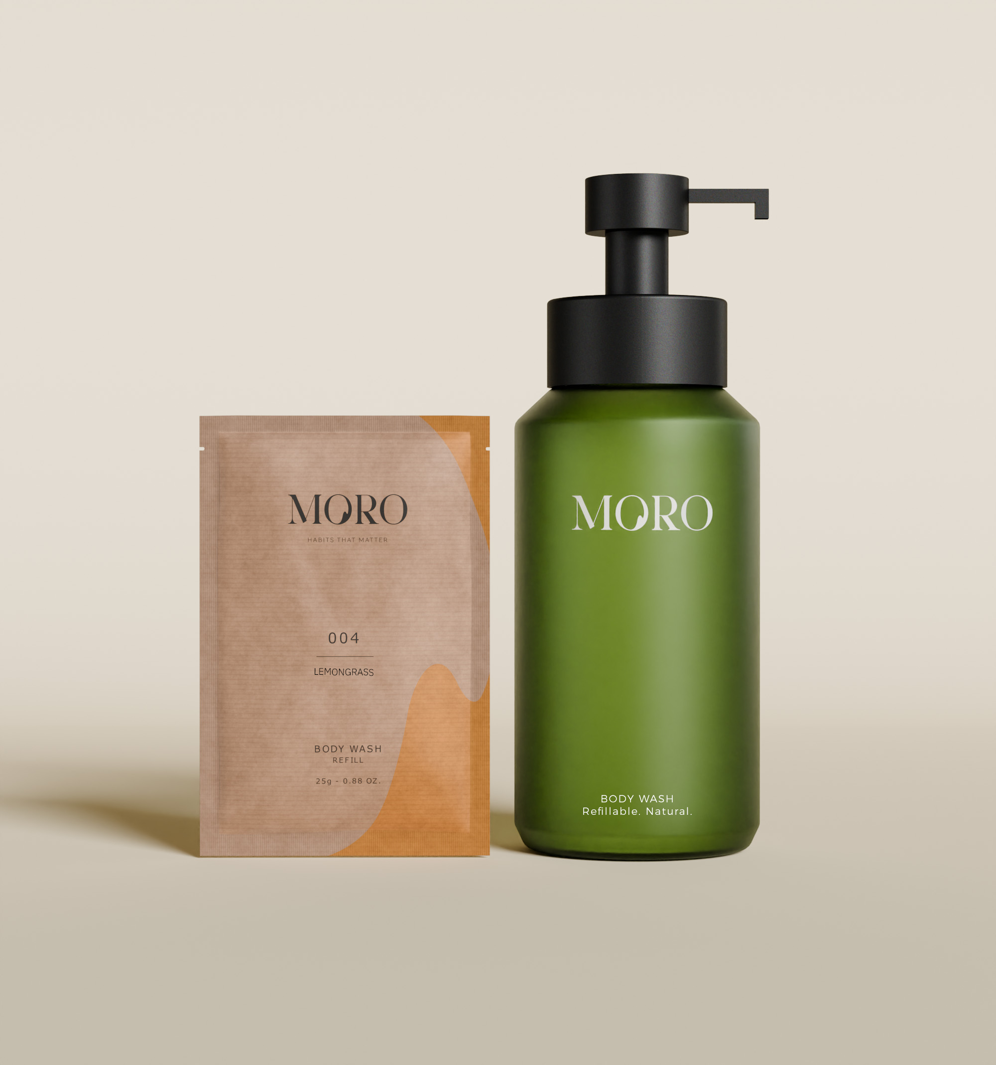 MORO Hand Wash Lemongrass Green