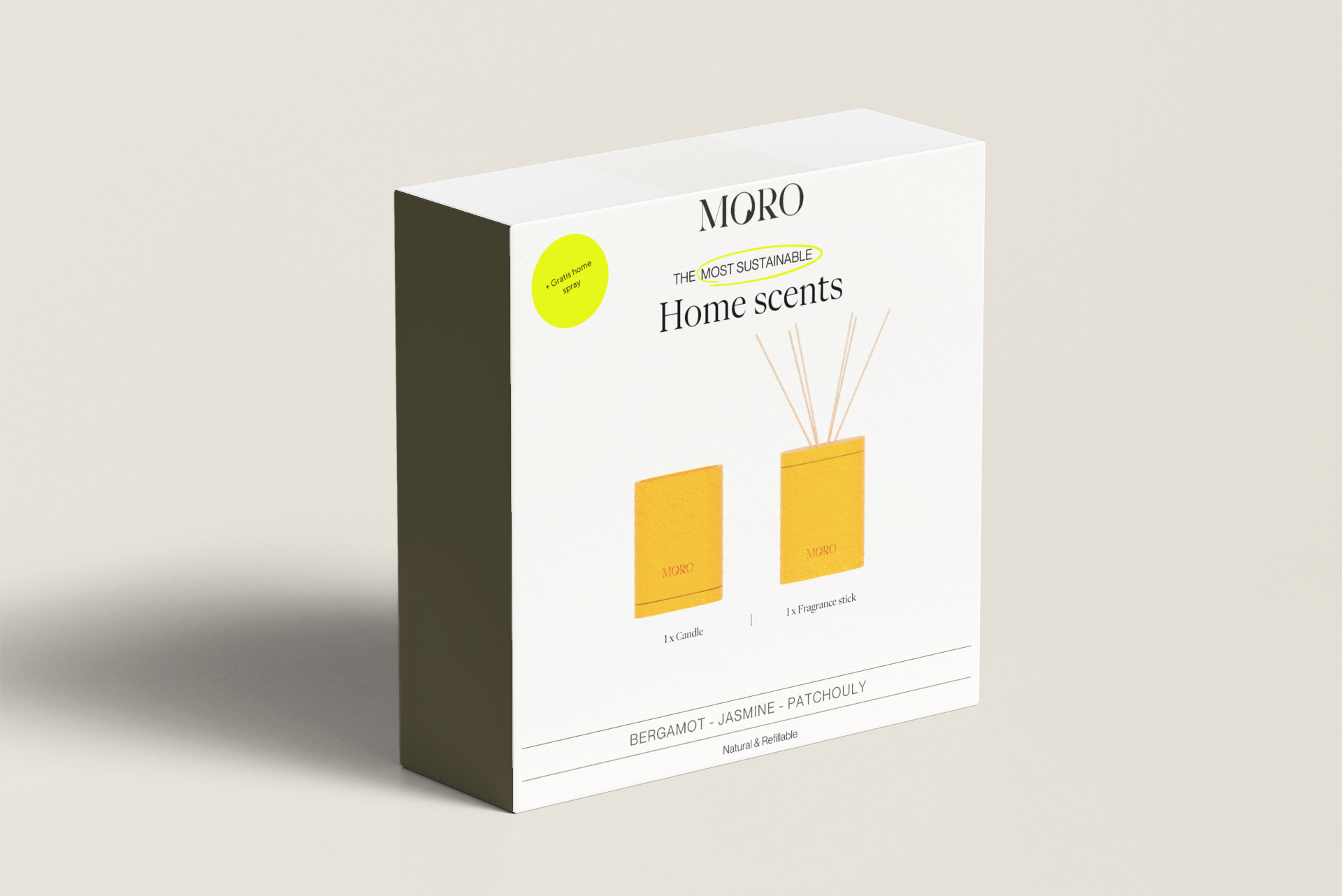 MORO Home Scents Giftbox Jasmine Yellow